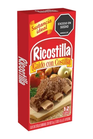Caldo con costilla Ricostilla cubos x12und x126g Spedizione Gratuita