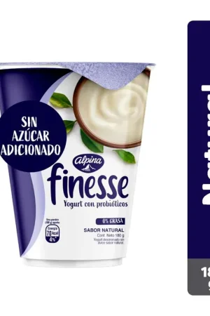 Yogurt Finesse 0% grasa natural x180g Bestseller