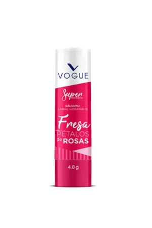 Bálsamo labial Vogue hidratante fresa con pétalos de rosa x4.8g Prezzo Basso
