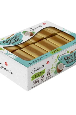 Consegna Rapida Tumecitos Cuisine&Co manjar blanco coco 20 unidades x320g