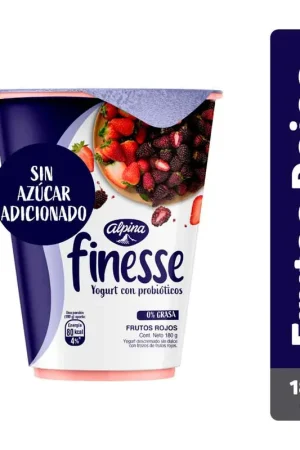 Yogurt Finesse 0% grasa frutos rojos x180g Prezzo Di Fabbrica