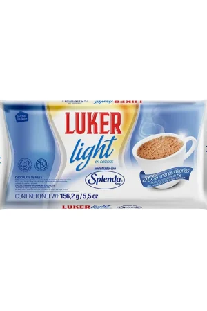Chocolate Luker light en calorías x156.2g Offerta Del Giorno
