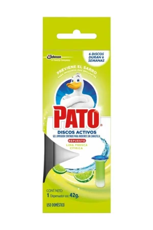 Artigianale Gel limpiador para baños Pato discos activos repuesto x38ml