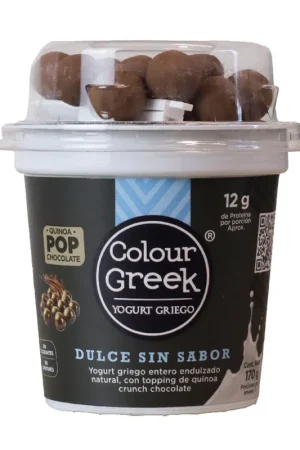 Yogurt griego Colour Greek dulce sin sabor con quinoa x170g Offerta Limitata