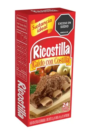 Caldo con costilla Ricostilla cubos x24und x252g Ultima Occasione