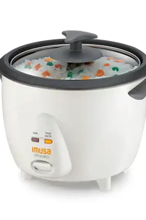 Arrocera Blanca 5 Tazas / Imusa Nuova Collezione