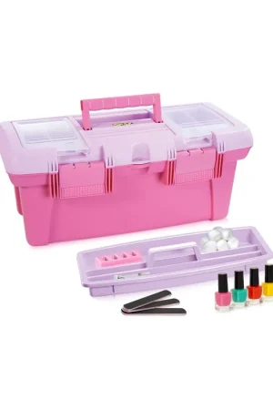 Compra Oggi Stesso Caja de Herramientas 18" con Tapa Organizadora Vanity Profesional / Rimax