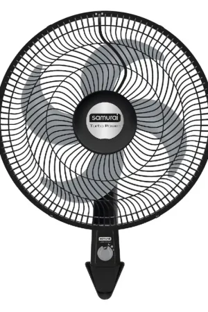 Spedito Oggi Ventilador Turbo Power Pared Negro / Samurai