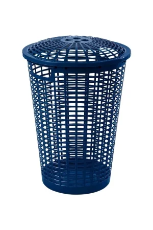 Cesta para Ropa Redonda con Manijas Azul Navy / Rimax Prezzo Di Fabbrica