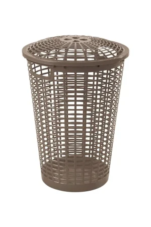 Ultimissimo Modello Cesta para Ropa Redonda con Manijas Mocca / Rimax