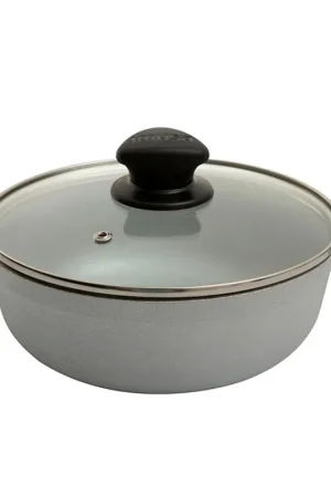 Caldero Aluminio Fundido 30 cm con Tapa de Vidrio / Imusa / Imusa Solo Oggi