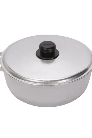Caldero Aluminio Fundido con Tapa Fundida 22 cm / Universal Alta Qualità