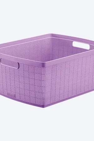 Canasta Fique Lavanda 30 Litros / Rimax Prezzo Basso