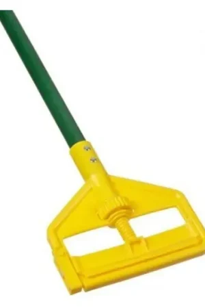 Mango Invader® Fibra de Vidrio Para Trapero Húmedo Verde / Rubbermaid Esclusivo