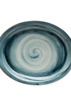 Bandeja Formas Orgánicas Azul LÍnea Artisan / Corona Economico