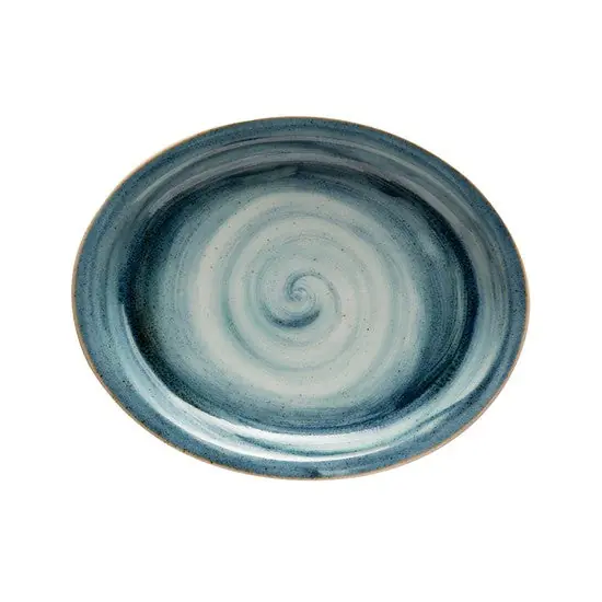 Bandeja Formas Orgánicas Azul LÍnea Artisan / Corona Economico