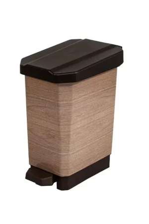 Bestseller Papelera de Pedal Estra Bins 10 Litros IML Rovere Café / Estra