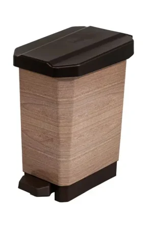 Compra Online Papelera de Pedal Estra Bins 22 Litros IML Rovere Café / Estra