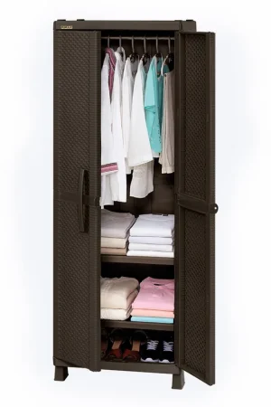 Armario para Ropa Apariencia Rattan Wengue / Rimax Ordine In Blocco