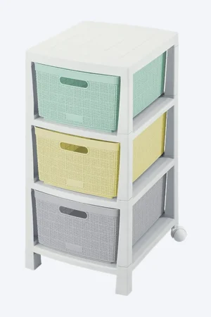 Cajonero Fique 3 Gavetas Bebe / Rimax Sconto
