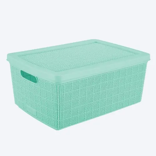 Canasta Fique 13.5 Litros con Verde Menta / Rimax Subito Disponibile