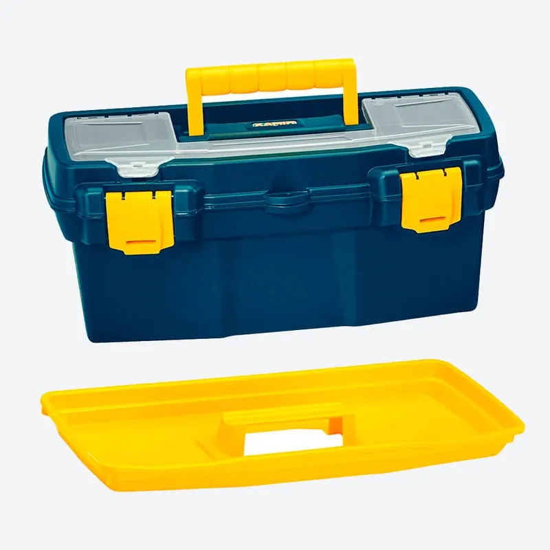 Caja de Herramientas 16" Apilable Azul Navy / Rimax Offerta Lampo