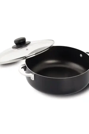 Caldero Antiadherente Experta + Tapa de Vidrio 20 cm / Universal Occasione Imperdibile
