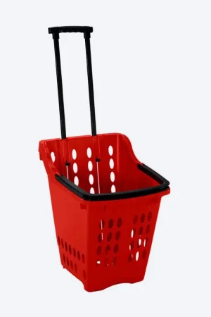 Cesta Transportadora Móvil Rojo / Rimax Spedizione Mondiale