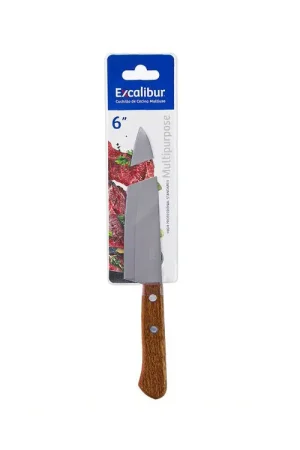 Compra Oggi Stesso Cuchillo Mango en Madera 6" / Excalibur