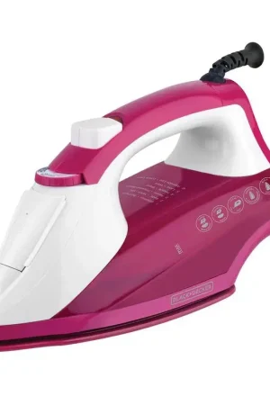 A Buon Prezzo Plancha de Vapor Suela Cerámica Rosada / Black and Decker