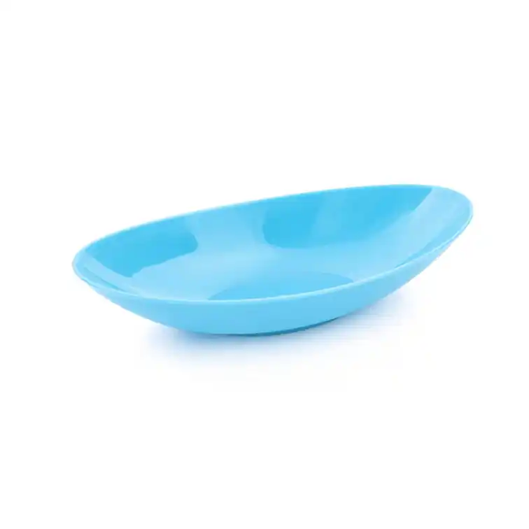 Bandeja Ovalada Azul 21.4 X 10.5 cm / Novum Professionale
