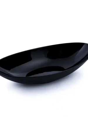 Alta Qualità Bandeja Ovalada Negro 21.4 X 10.5 cm / Novum