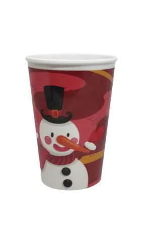 Vaso en Melamina Diseño Muñecos de Nieve Economico