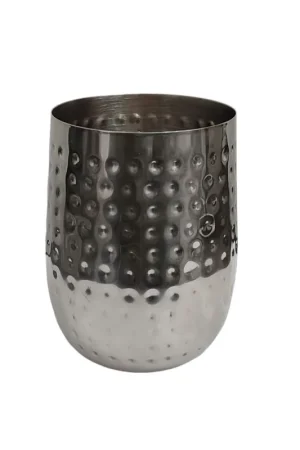 Vaso Estilo Martillado 501 ml Acero Inoxidable / Alumar Ultima Occasione