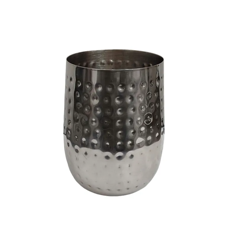 Vaso Estilo Martillado 501 ml Acero Inoxidable / Alumar Ultima Occasione