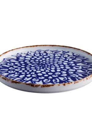 Alta Qualità Plato Pando Rustic Índigo 28.1 cm Línea Acentos / Corona