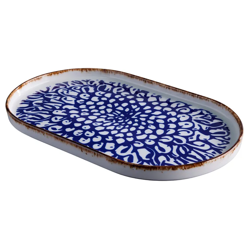 Bandeja Rustic Índigo 35.2 x 20.9 cm Línea Acentos / Corona Non Perdere