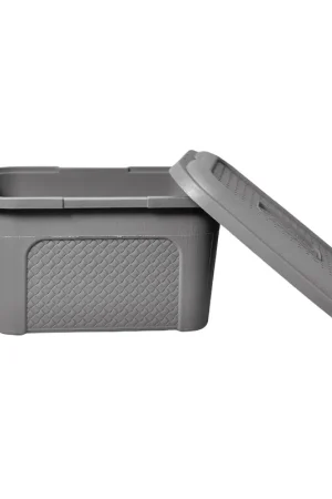 Caja Organizadora Multiusos 10 Litros Gris / PlastiRed Ordine In Blocco