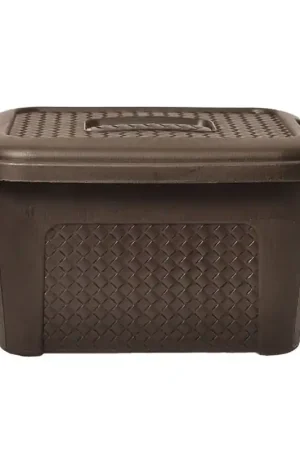 All’Ingrosso Caja Organizadora Multiusos 15 Litros Café / PlastiRed