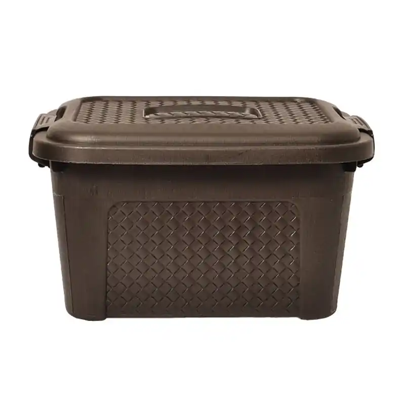 All’Ingrosso Caja Organizadora Multiusos 15 Litros Café / PlastiRed