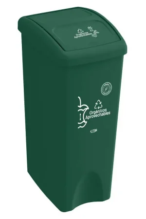 Affare Papelera Vaivén Verde 53 Litros Material Reciclado / Estra