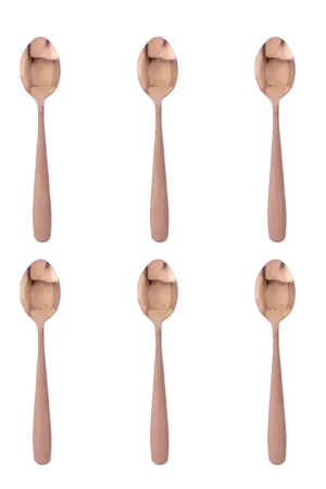 Acquista Ora Set x 6 Cucharas Postre Oro Rosa / Alana Life
