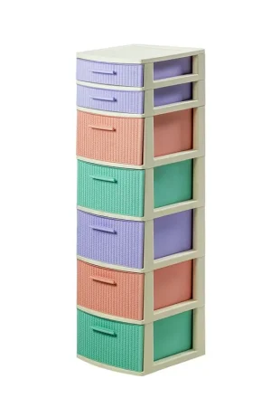 Cajonero 7 Niveles Candy Línea Crochet / MQ Compra Oggi Stesso