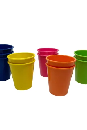 Ultimissimo Modello Set x 10 Vasos Molde para Helado en Colores Surtidos / Plinsa