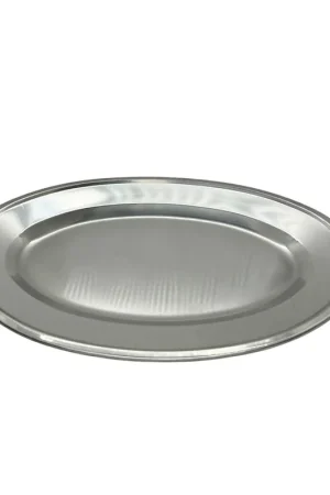 Bandeja Ovalada 30 x 21 cm Acero Inoxidable / Importado Alta Qualità