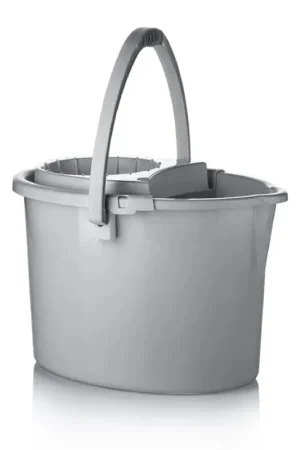 Balde Escurridor 12 Litros Gris /Estra Top Qualità