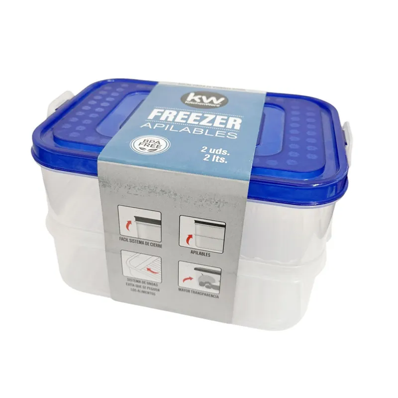Set x 2 contenedores Freezer / KW Ultime Pezzi
