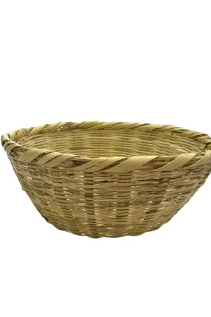 Cesta en Mimbre Pequeña / Madealambres Più Venduto