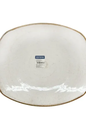 Ultimissimo Modello Plato Pando 26.9 cm Beige Línea Artisan / Corona