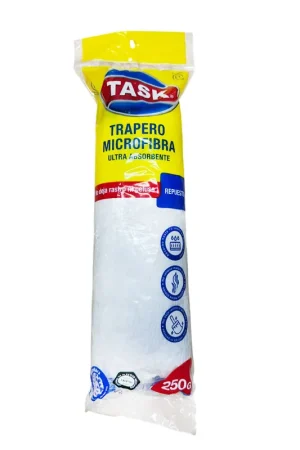 Alta Qualità Repuesto Trapero Microfibra Ultra Absorbente 250 Gr / Task